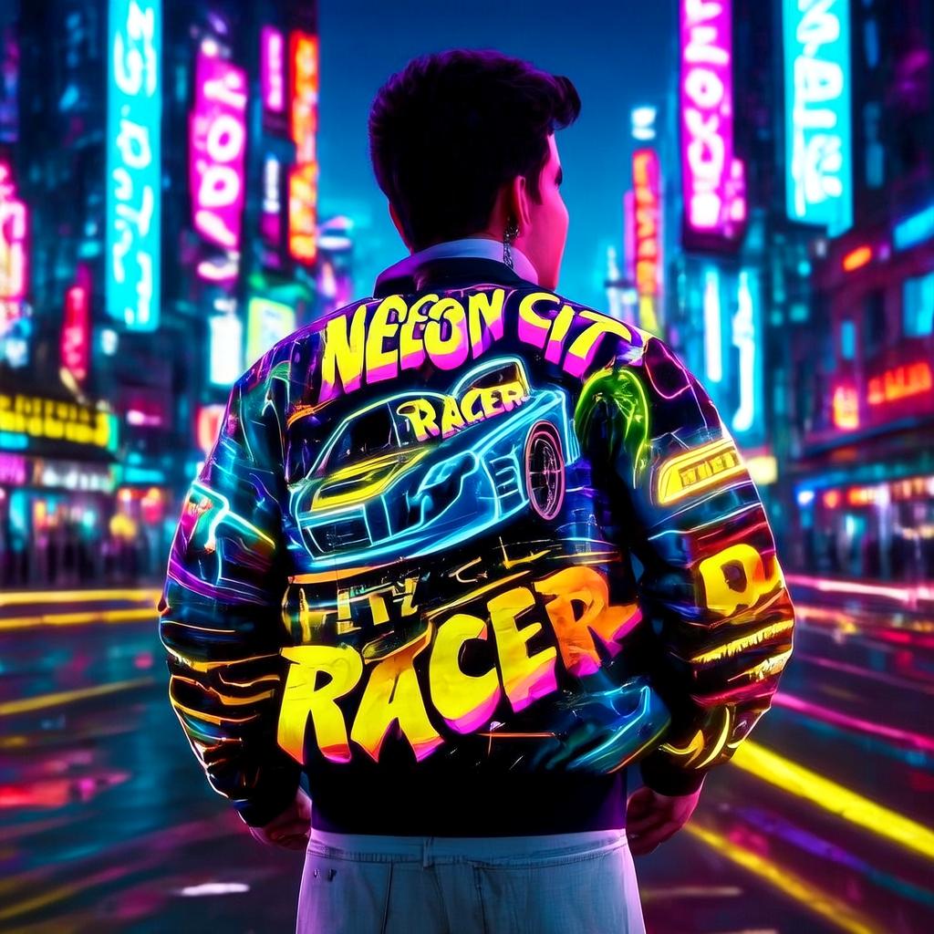 Neon City Racer Sweatshirt